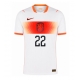 Nizozemska Denzel Dumfries #22 Replike Gostujuci Dres SP 2026 Kratak Rukav